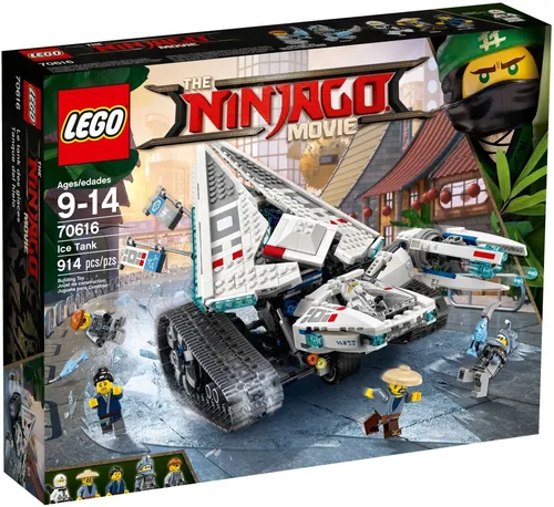 LEGO 70616 Zane's Eis-Raupe - Ninjago Movie - LEGO (R) Komplette Sets & Packs, 914 Teile für spannende Ninjago-Abenteuer, ideal für Fans von 9-14 Jahren!
