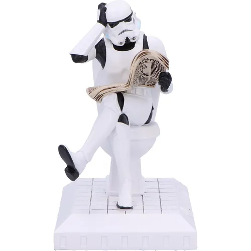 Stormtrooper Pooper Trooper Figur - Spielfigur mit einem humorvollen Twist! Der Stormtrooper sitzt entspannt auf dem Klo und bringt galaktisches Lachen in dein Zuhause. Ein einzigartiges Sammlerstück für Sci-Fi-Fans.