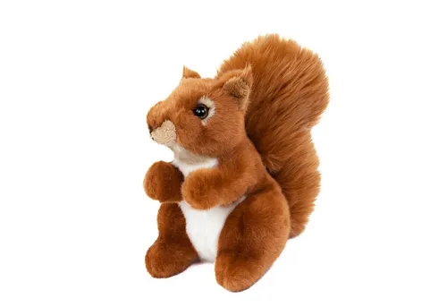Teddys Rothenburg Kuscheltier Eichhörnchen 18 cm braun sitzend Plüschtier