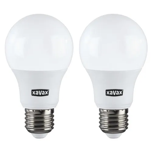 Xavax LED-Lampe E27, 806lm, Warmweiß, 2 Stück von Xavax