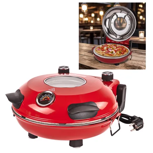 Dema Pizzaofen DPO1200 rot