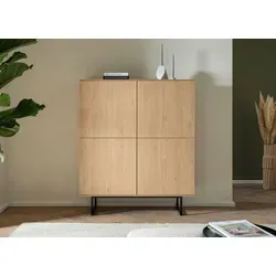Home affaire Highboard Lund, moderner Schrank mit Kufengestell