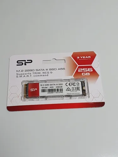 Silicon Power M.2 2280 A55 - 256 GB interne SSD, hohe Leistung mit SLC Cache Technologie und ideal für Ultrabooks und Mini-PCs