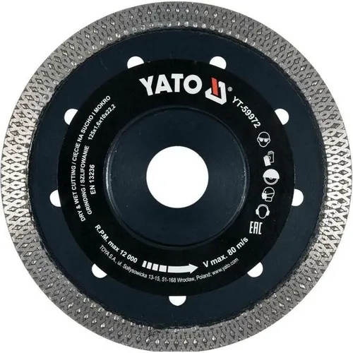 Yato 125 -mm -Diamantscheibe für Keramik (YT-59972) von YATO