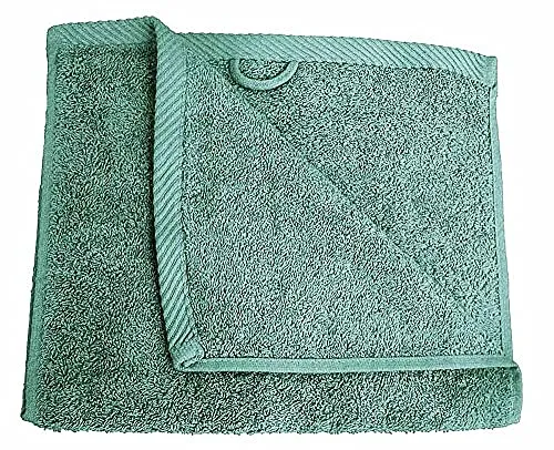 Lanudo® Luxus Gäste-Handtuch 600g/m² Pure Line 30x50 cm. 100% feinste Premium Frottier Baumwolle in höchster Qualität | Gästetücher, Gästetuch Farbe: Mint-Grün