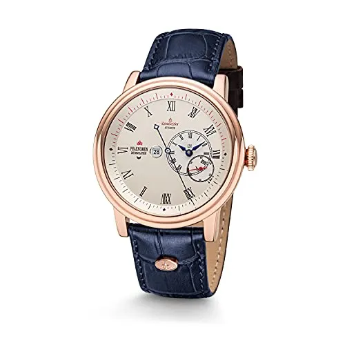 Kronsegler Phaenomen Automatik Regulateur Herren Armbanduhr - Armbanduhren für Herren mit einzigartigem Regulateur-Modul, 24h-Anzeige im Zentrum und edlem Saphirglas. Ideal für Uhrenliebhaber, die das Besondere suchen.