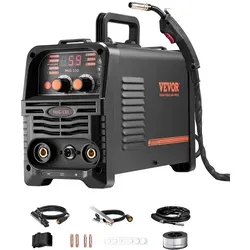 VEVOR MIG Schweißgerät 130A Welder 5,1KVA 3-in-1 Schweißmaschine MIG/MMA/LiftTIG