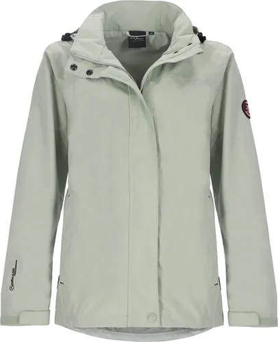 Blue Wave Damen Funktionsjacke Britta - Regenjacke in Mint, Größe 38 - Schützen Sie sich stilvoll vor Wind und Wetter mit der Damen Funktionsjacke Britta. Diese wasserabweisende und atmungsaktive Jacke bietet optimalen Tragekomfort, verstellbare Ärmelbündchen und eine abnehmbare Kapuze für vielseitige Einsatzmöglichkeiten.