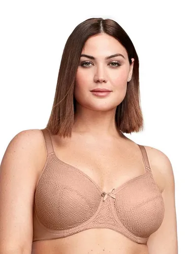 Glamorise Damen 9855 Full Coverage Bra, Cappuccino, 75G - Funktionsunterwäsche mit WONDERWIRE-TECHNOLOGIE für optimalen Komfort und Stütze. Die nicht-rutschenden Stretch-Träger und der flexible Hakenverschluss sorgen für eine perfekte Passform.