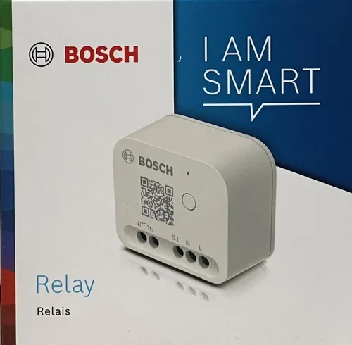 Bosch Smart Home Relais - 2990W Wechselstrom-Relais, Überhitzungswarnung und kindersichere App-Funktion für optimale Sicherheit