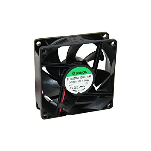 EF80251S1-1000U-A99 Lüfter: DC axial 12VDC 80x80x25mm 69,29m3/h 33dBA gleitend S