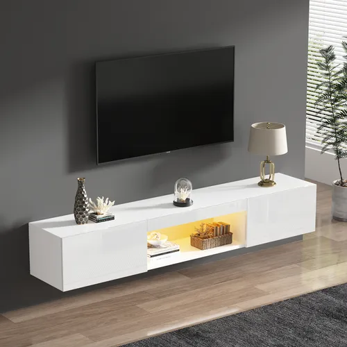 STILVORA TV-Schrank mit LED-Beleuchtung und Bluetooth-Steuerung