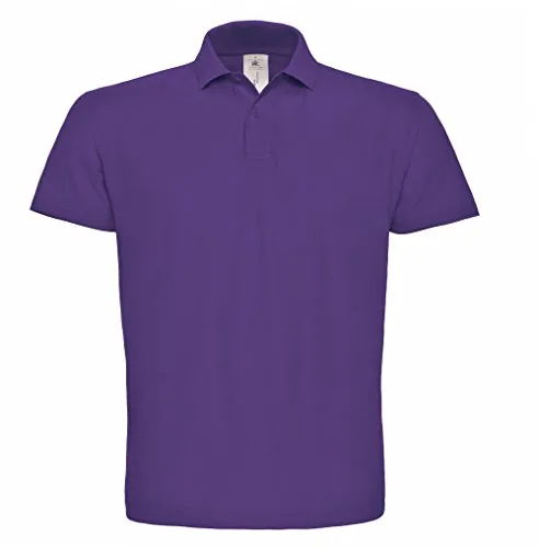 B&C: Piqué Polo Shirt ID.001 PUI10, Größe:4XL;Farbe:Purple