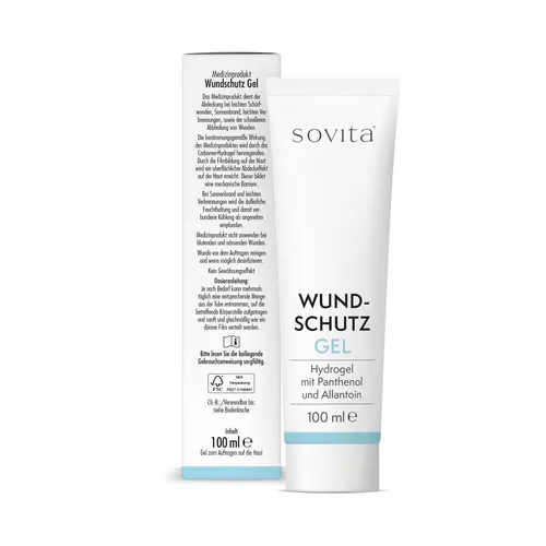 sovita® Wundschutz Gel – Hydrogel mit Panthenol und Allantoin
