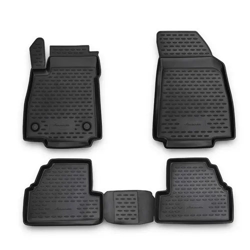 Gummimatten Autofußmatten Bodenmatten Kautschuk OPEL Mokka 2012-2019