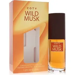 Coty Wild Musk Concentrated Cologne Spray 30 ml - Eau de Cologne mit intensiven, verführerischen Moschusnoten, ideal für den täglichen Gebrauch oder besondere Anlässe.