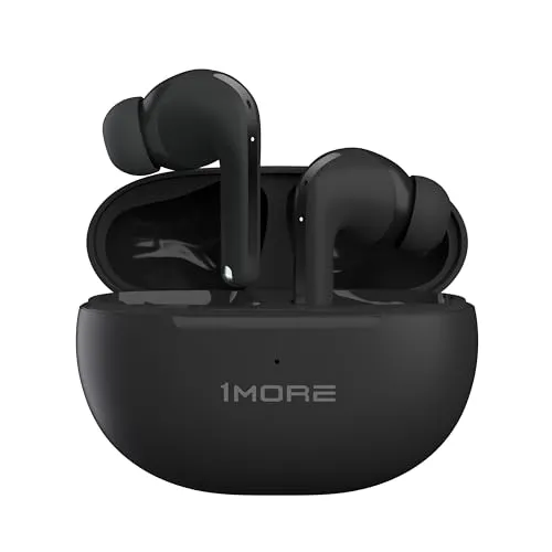 1MORE Q20 In Ear Kopfhörer Bluetooth 5.3, Kopfhörer Kabellos mit Active Noise Cancelling, Earbuds mit 4 Mikrofone, KI-ENC für Klare Anrufe, IPX4, 30 Std. Spielzeit, Niedrige Latenz (Schwarz)
