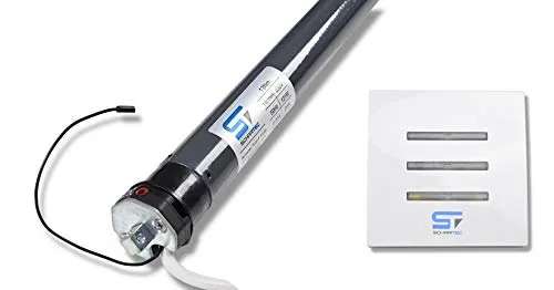 SCHARTEC Funk-Rolladenmotor inkl. Funk-Wandtaster