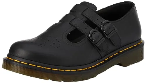 Dr. Martens Airwair Plateau Slipper Damen 31373537323333 Schwarz 37 1/2 EU - Wanderschuhe mit legendärem Komfort, aus hochwertigem Leder und verstärkter Ferse für Stabilität. Ideal für stilvolle Abenteuer und den urbanen Alltag.