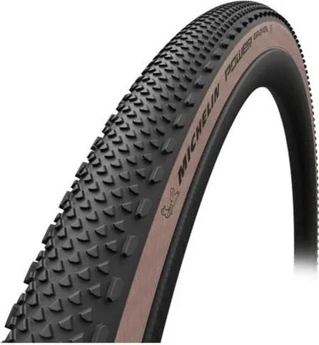 Power Gravel 700×47 - Tubeless Ready Gravel Reifen - Fahrradreifen mit exzellentem Grip auf verschiedenen Untergründen und hohem Komfort. Ausgestattet mit Michelin Magi-X Compound für Langlebigkeit und Bead To Bead Shield für zusätzliche Sicherheit.