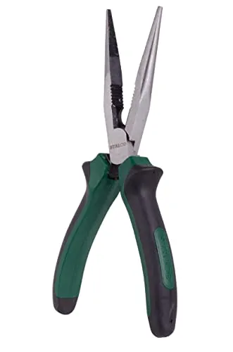 STALCO PREMIUM SPITZZANGE GERADE 200mm Cr-V Flachzange Langzange Zange Werkzeug