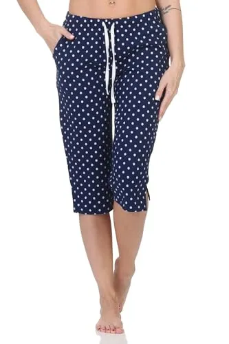 Produktbild Normann Damen Schlafanzug Pyjama Capri-Hose 3/4-lang