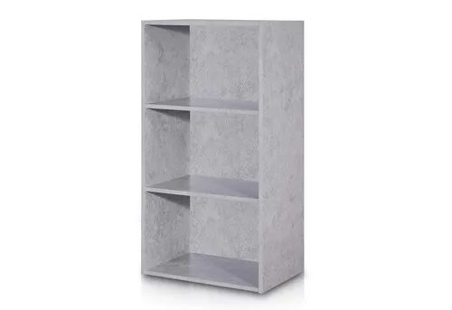 habeig Bücherregal Tube Bücherregal Standregal 3 Fächer Belastung Regalboden Standregal