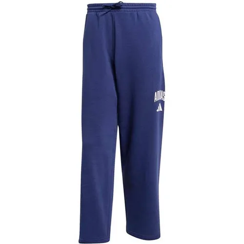 adidas Men's Collegiate Hose Dark Blue/White L in blau von adidas