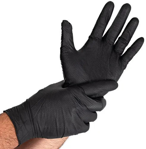Einweghandschuhe Schwarz von Hygostar
