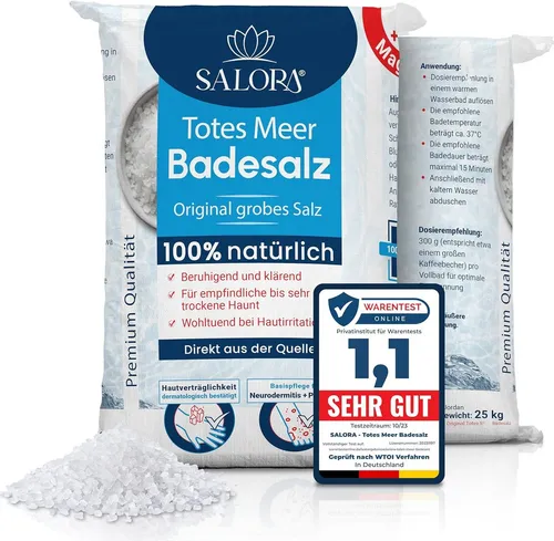 Salora Badesalz Premium Totes Meer 25 Kg Sack von Salora