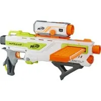 Nerf N-Strike Elite Modulus BattleScout ICS-10, Nerf Gun weiß/orange, Frustfreie Verpackung