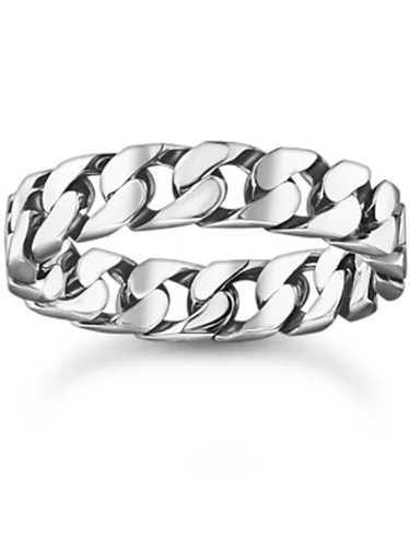 THOMAS SABO Kettenglieder-Ring, silberfarben, Größe 56 von THOMAS SABO