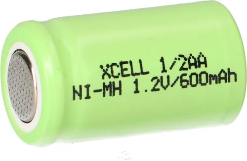 Produktbild XCell Akku 1/2 AA 1,2V 600mAh Ni-MH. X1/2AA600