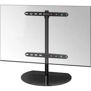 ONKRON TV Standfuß schwenkbar für 32-65 Zoll - Höhenverstellbar, stabil und ideal für eine stilvolle Raumgestaltung