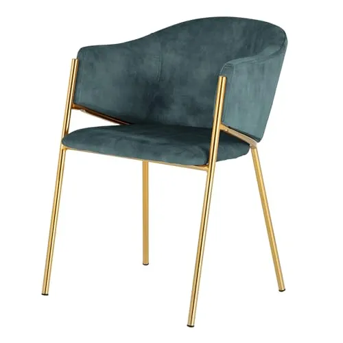 Riess Ambiente Design Stuhl Noblesse in petrol von Riess-Ambiente