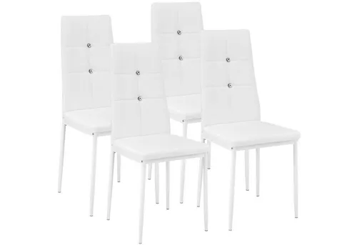 tectake Esszimmerstuhl Set (4er Set) von tectake