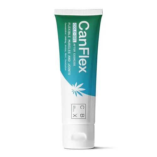 CBX Medical Canflex Cold Gel - Kühlgel gegen Muskel- und Gelenkschmerzen – Sportler und Senioren - Arnica, Menthe, Eucalyptus – Ideal nach Sport zur Regeneration & Entspannung von Muskeln