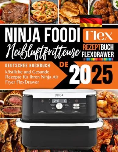 Produktbild Ninja Foodi FlexDrawer Heißluftfritteuse Rezeptbuch 2025