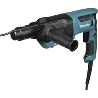 Makita Kombihammer HR2670FTX1 – Leistungsstarker Bohrhammer - Kraftvoller Bohrhammer mit Schnellspannfutter für präzises Arbeiten. Ideal für professionelle Anwendungen in der Bauindustrie.