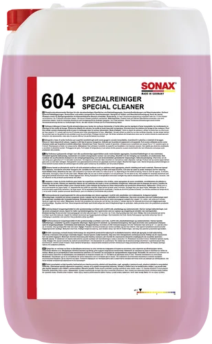 SONAX SpezialReiniger 25 L - Bodenreiniger für gründliche Sauberkeit, ideal für große Flächen und gewerbliche Anwendungen mit 25 Litern Inhalt.