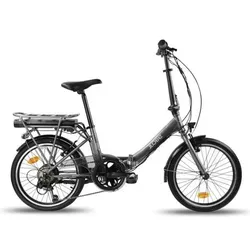 Llobe Falt E-Bike 20' Anthrazit – Kompaktes Faltbike mit Bafang Motor - Das Llobe Falt E-Bike bietet durch seinen bürstenlosen Motor und die kompakte Bauweise optimale Mobilität für den Stadtverkehr. Mit 5-Gang Shimano Schaltung und LED-Beleuchtung ist es perfekt für spontane Abenteuer. Ideal für Pendler!