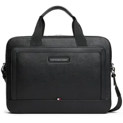 Tommy Hilfiger Laptoptasche TH CENTRAL COMPUTER BAG - Praktische Unisex Laptoptasche von Tommy Hilfiger mit verstellbarem Schulterriemen für optimalen Tragekomfort. Aus robustem Lederimitat bietet sie Platz für Laptop und Zubehör – ideal für Arbeit und Studium.
