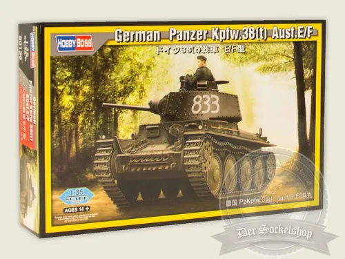 German Panzer Kpfw.38(t) Ausf.E/F / 1:35 - Hobby Boss - 80136