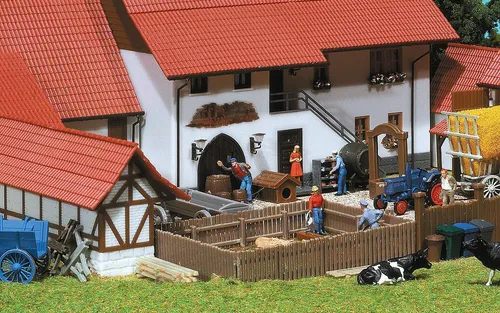 Faller 180405 Lattenzaun 790mm Modellbau H0 - Nostalgischer Zaun für Modelleisen