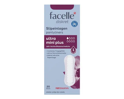 facelle Inkontinenz-Einlage ultra mini plus, 20 Stück