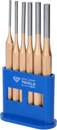 Brilliant Tools Splintentreiber / Durchtreiber-Satz, 6-tlg BT085070