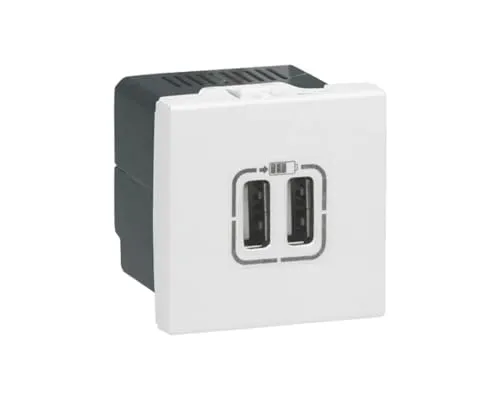 Legrand 77594 Msc Usb-Lademodul 2-Fach Ws von Legrand