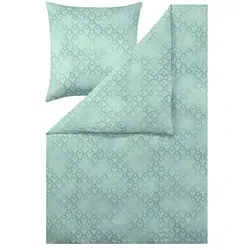 ESTELLA Interlock Jersey Bettwäsche Tira 135x200 in grün von ESTELLA