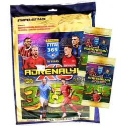 Panini FIFA 365 Karten 2025 - Starterset mit 2 Boostern - Starte deine Sammlung mit dem Panini FIFA 365 Karten 2025 Starterset: 1 Sammelmappe, 2 Booster mit 12 Karten und exklusiven Sonderkarten. Erlebe die besten Fußballstars auf hochwertigen Sammelkarten!