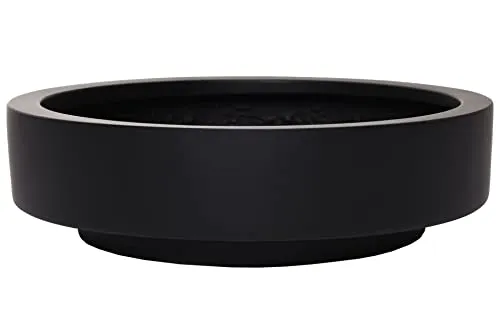 VIVANNO Pflanzschale Escada Low 10x37 Anthrazit von VIVANNO